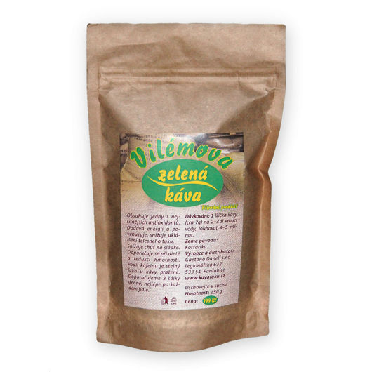 Vilémova zelená káva - 150g